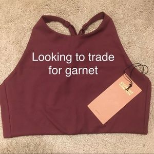Girlfriend collective mulberry topanga bra size s